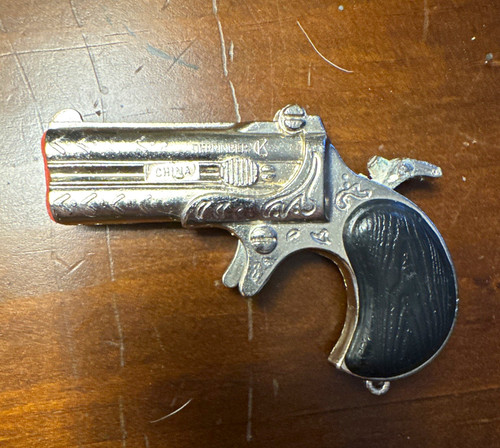 Diecast cap gun derringer - diecast,