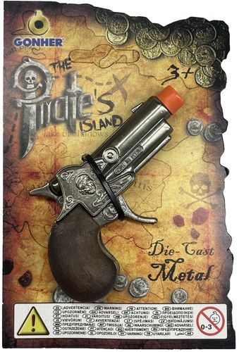 Pirate derringer diecast metal - diecast,